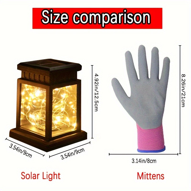 Solarlampa – Set med Vattentäta Solhängande Lampor för Trädgård och Fest