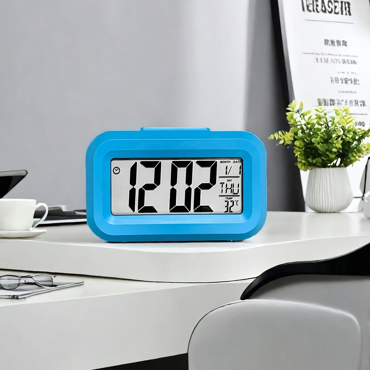 GlowClock - Stylish Digital Alarm Clock with Lighting