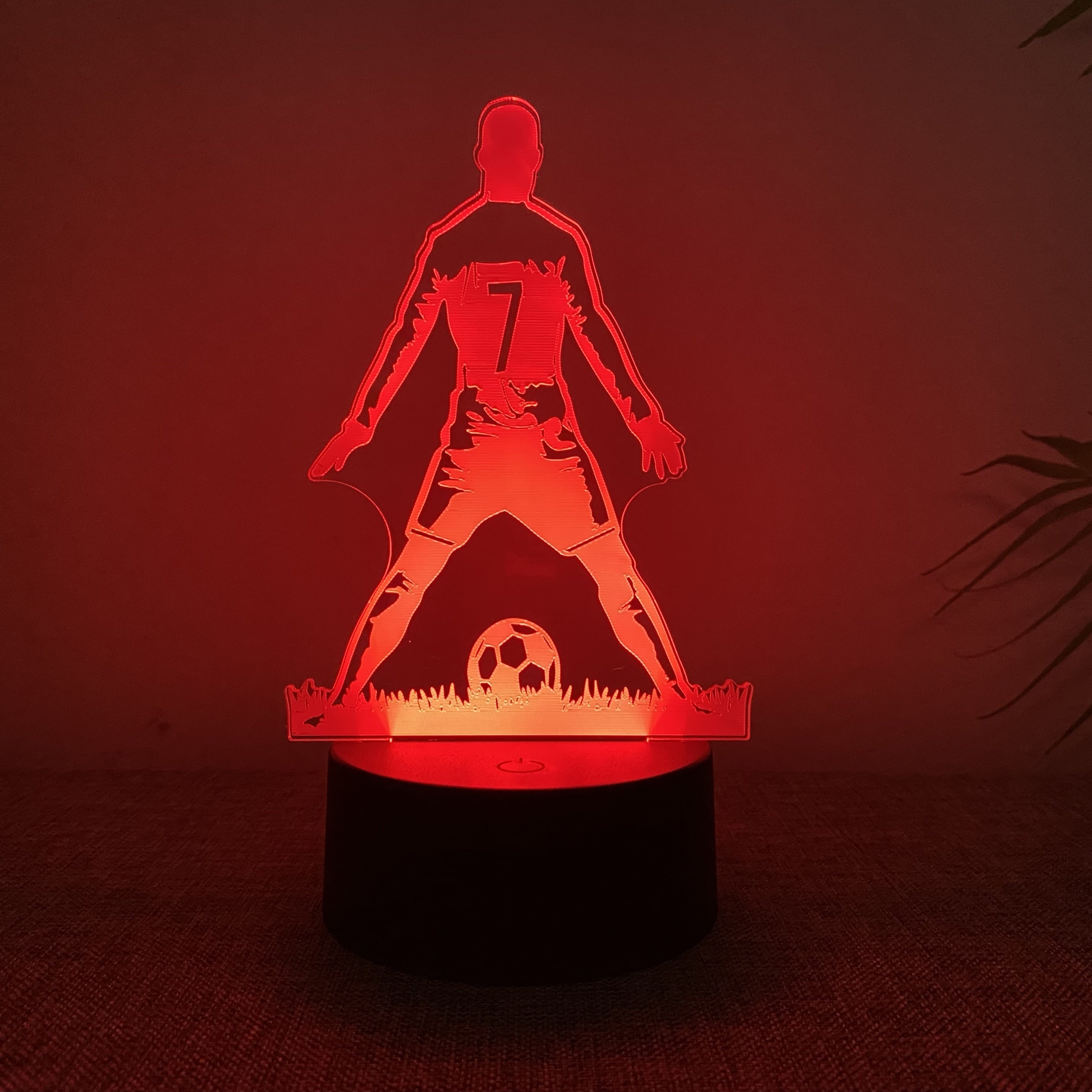 SportGlow – 3D Football Player LED Mood Light with Color Change