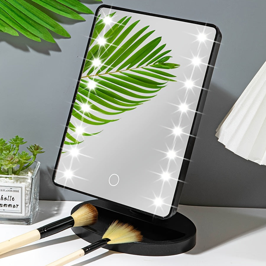 GlowMirror – Portable Make-up Mirror with LED Lighting