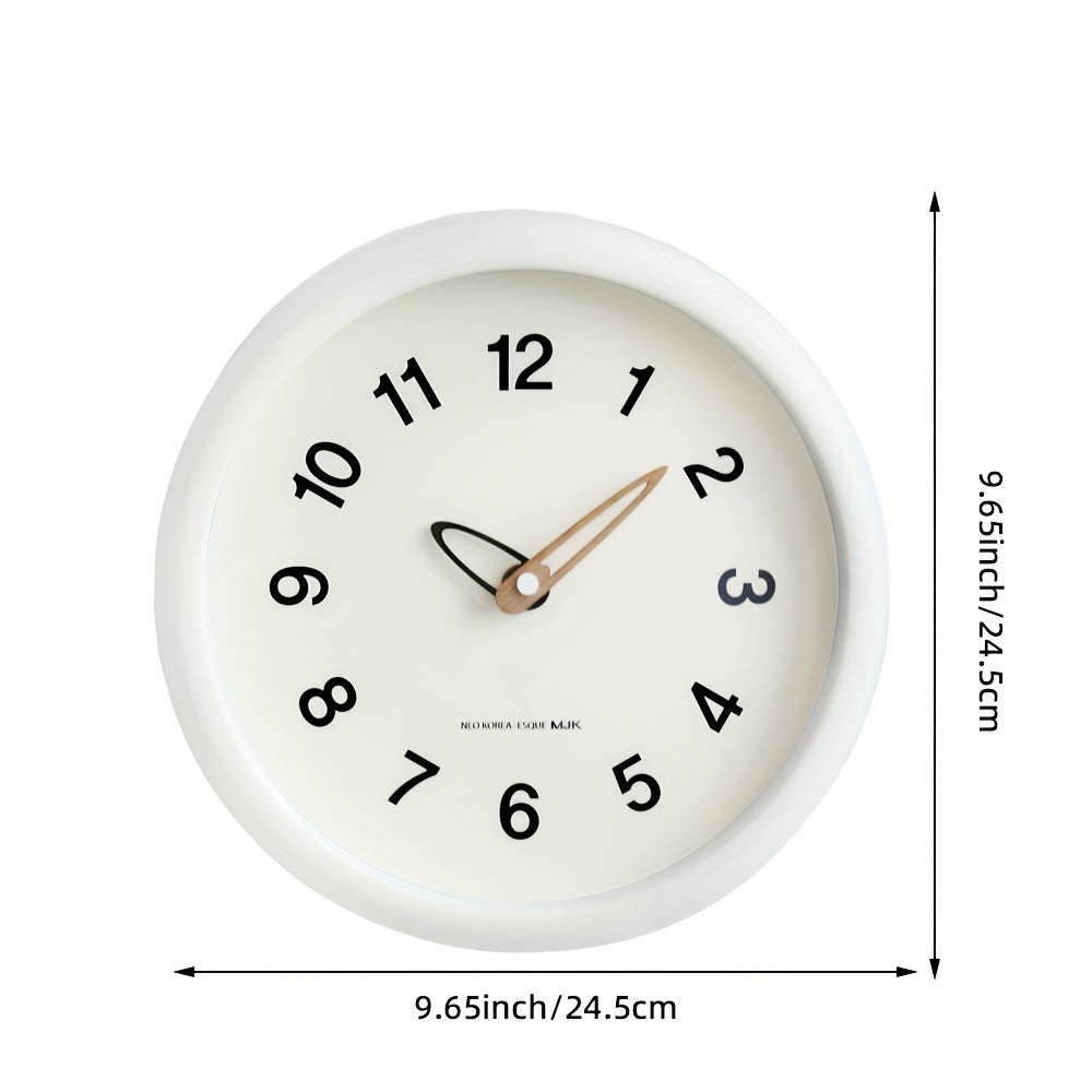 SilenceTime Clock – Elegant 10-inch Wall Clock for the Home