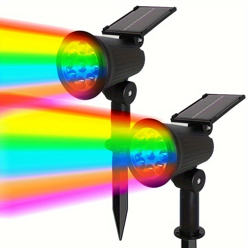 SolarLuxe Spotlight - Hållbar 9LED Trädgårdsbelysning