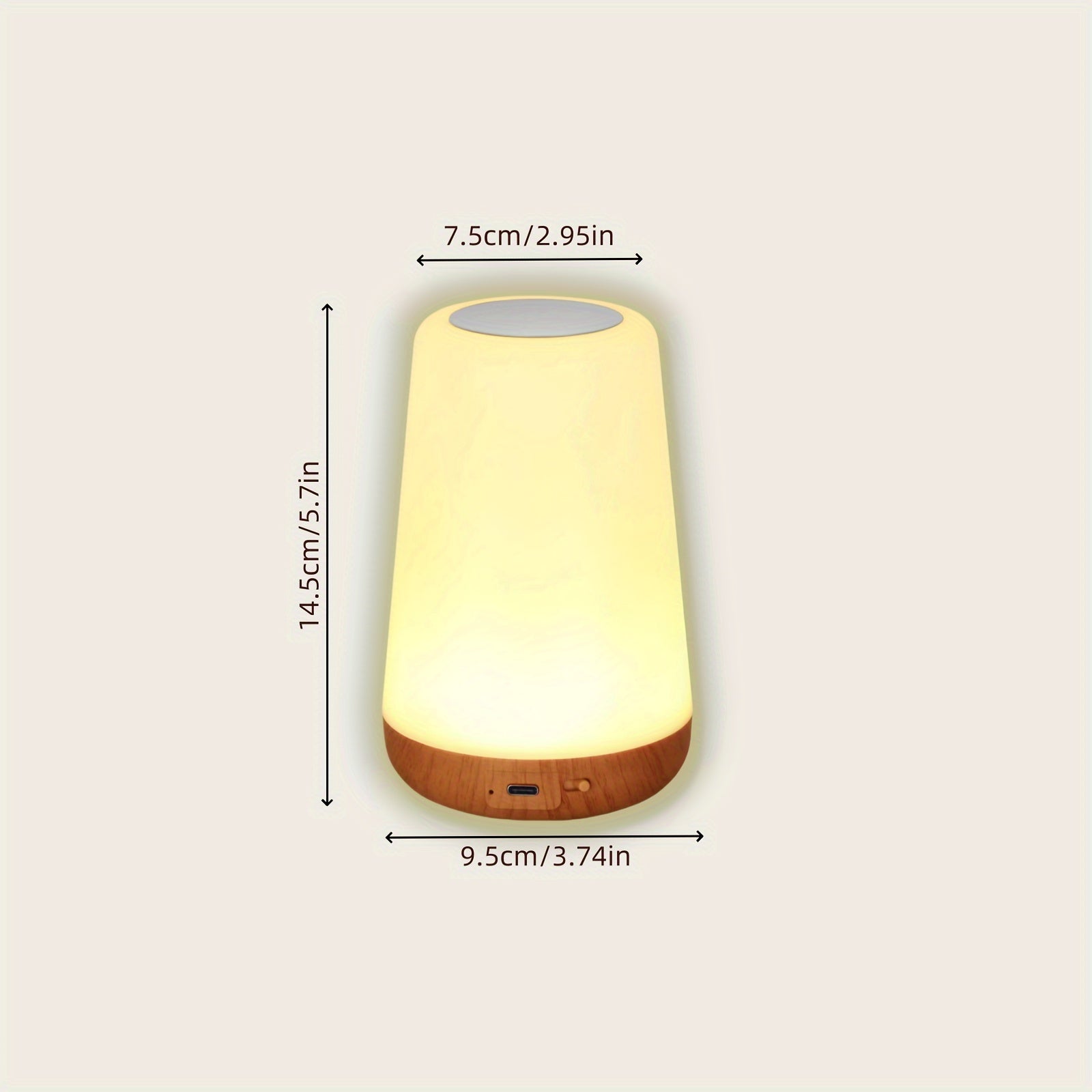 GlowLite – Stylish Night Light with RGB Colors