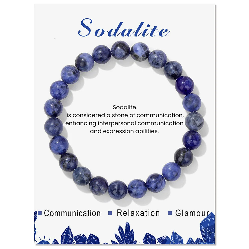 Aria: Natural Crystals Bracelet for Healing Energy