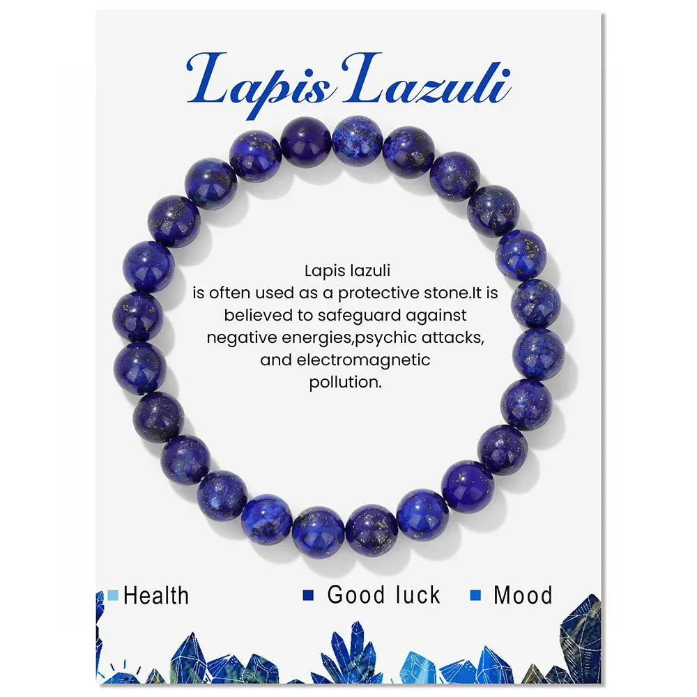Aria: Natural Crystals Bracelet for Healing Energy