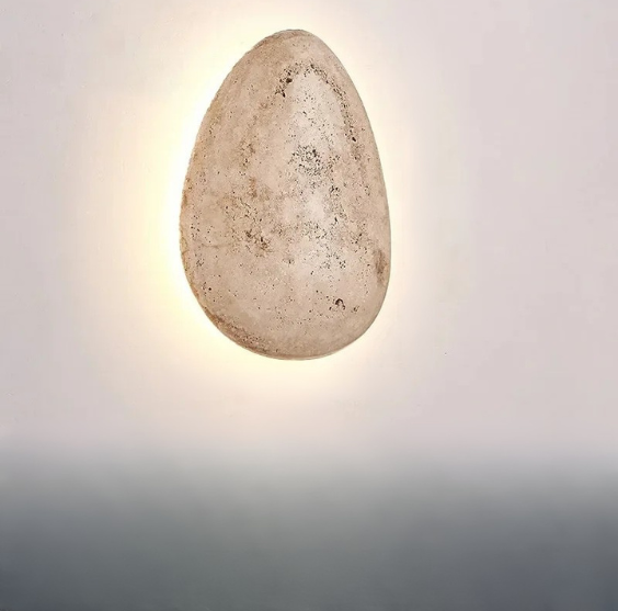 ZenGlow Vägglampa - Wabi-Sabi Minimalism för Din Vägg