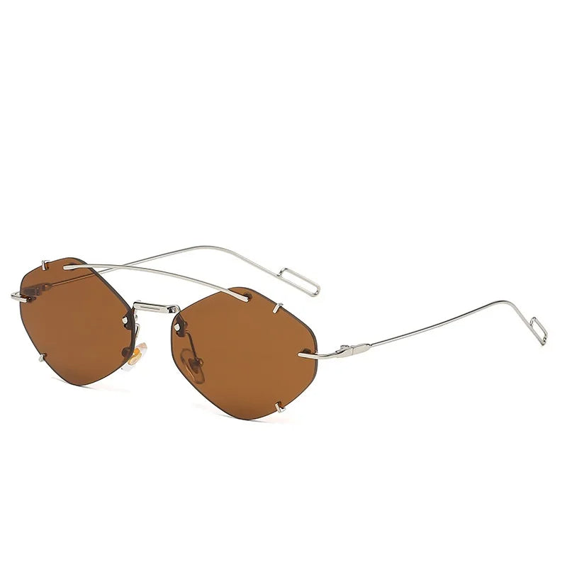 Lucia Eyewear – Trendy Rimless Sunglasses