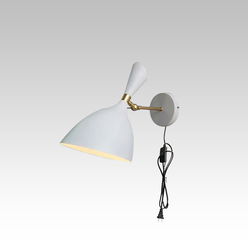 Luminous Haven – Industrial LED Bedside Lamp for the Bedroom