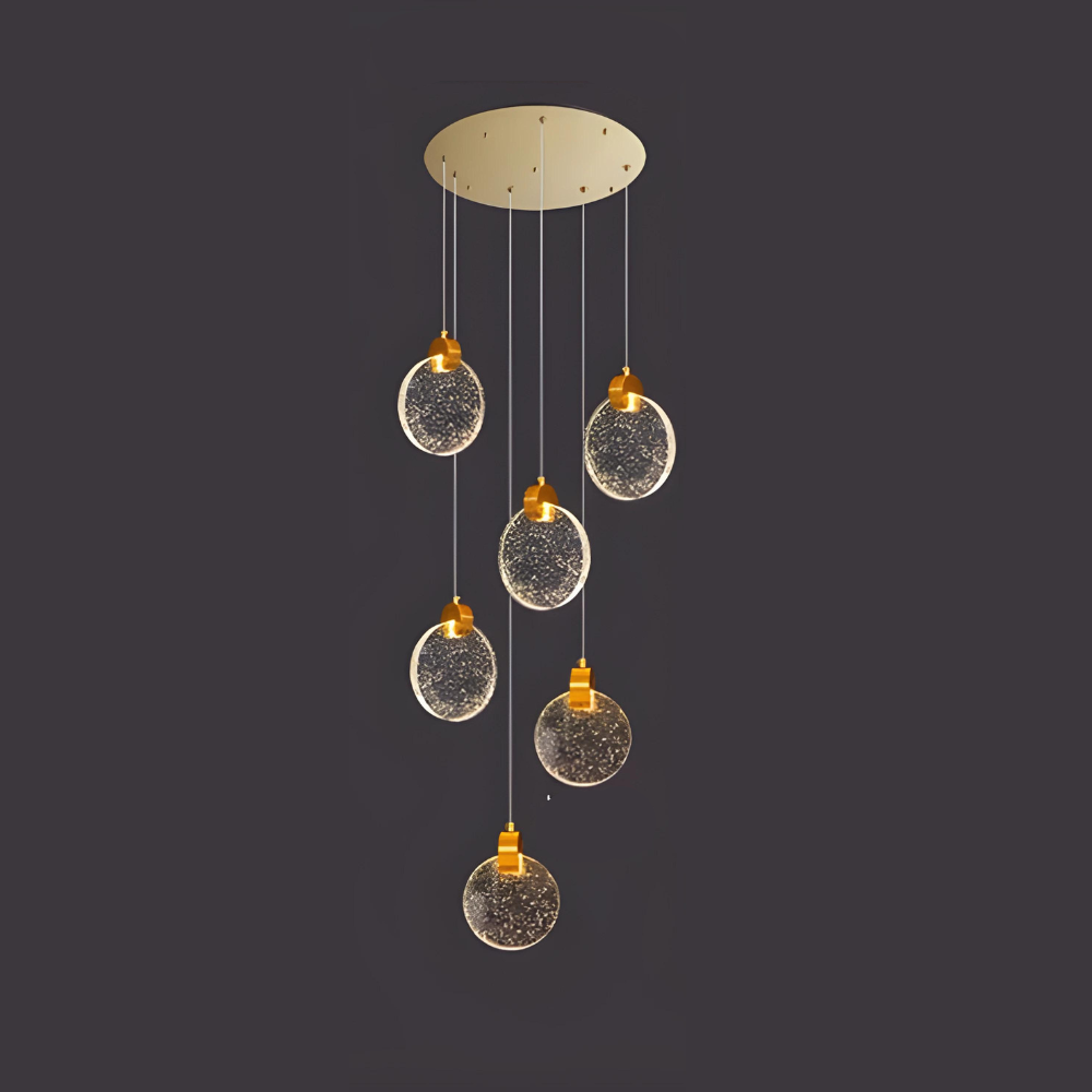 RayonsD'Or – Glass Chandelier for Elegant Ambience