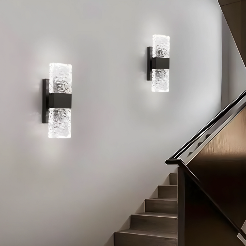 AuraCrystal – Luxe LED Crystal Wall Lamp
