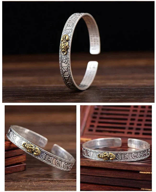 Tempting Silver Pixiu Bracelet for Wealth | Discover the Magic of Chinese Mythology