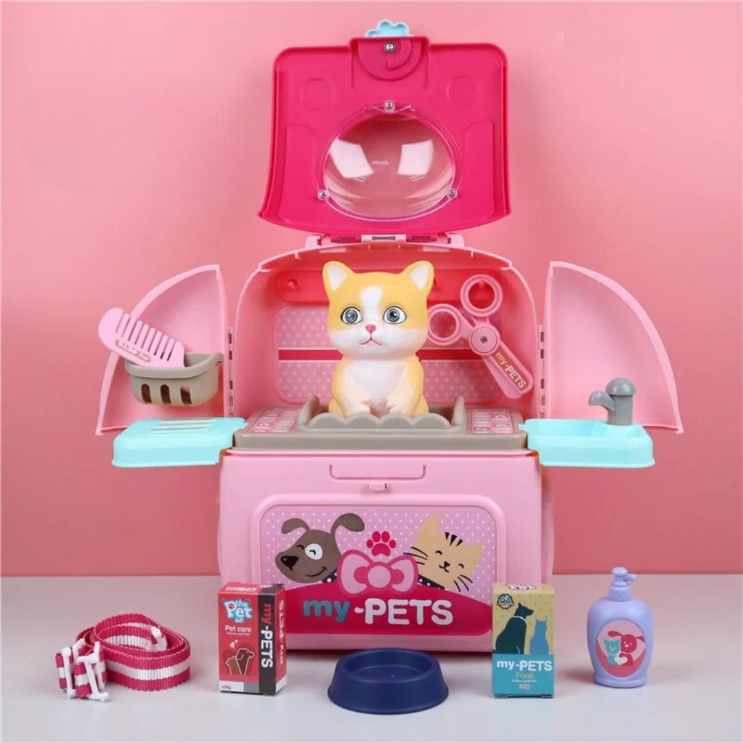 Pet Paradise - Portable Pet Grooming Set for Kids