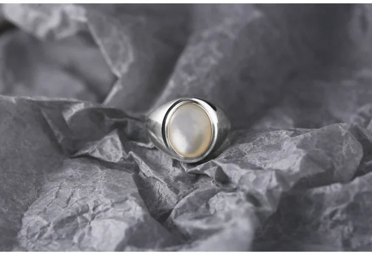 Isla Pinctada Albina Ring in Sterling Silver