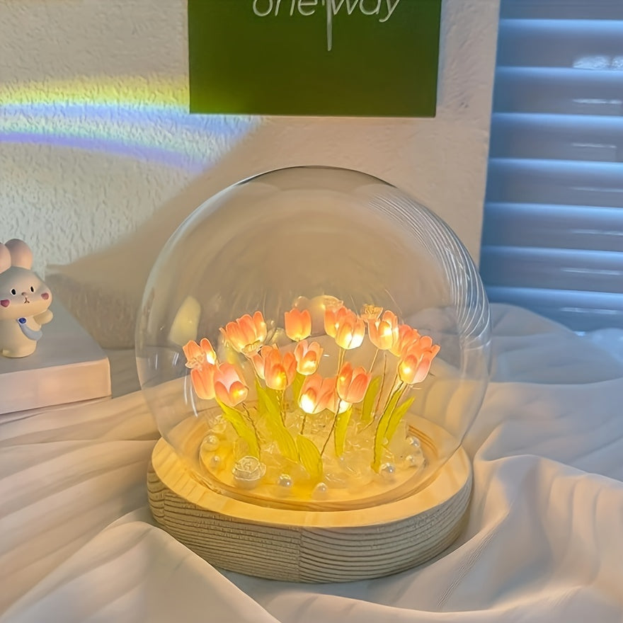 TulipGlow - Unique DIY Tulip Table Lamp Decoration