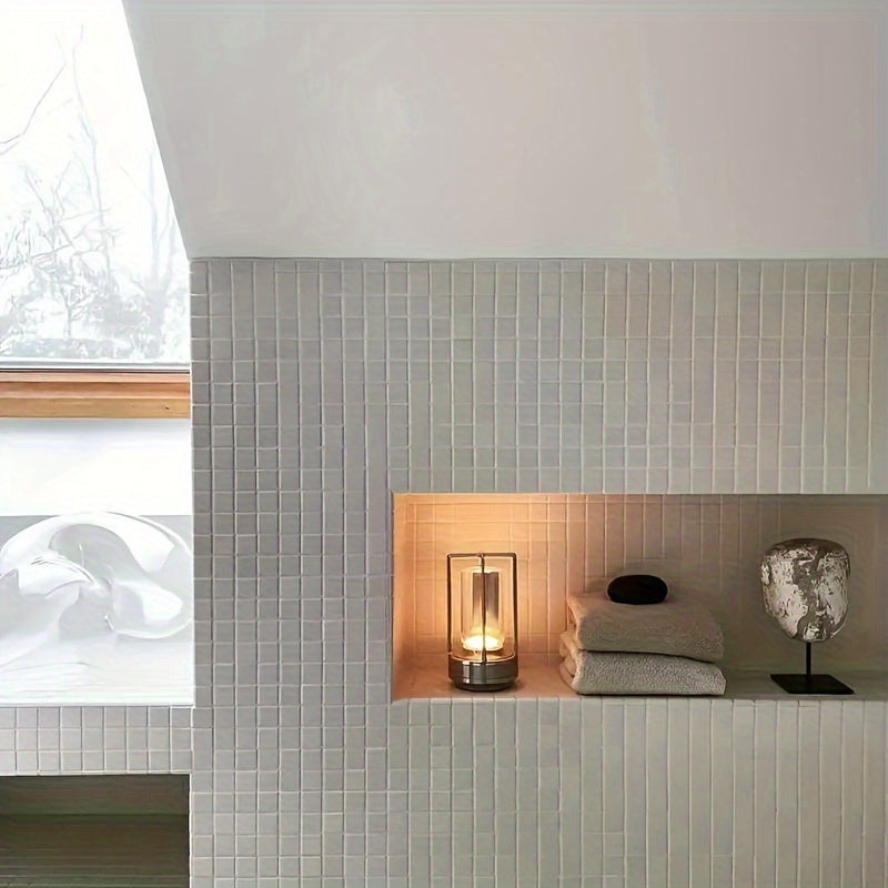 LumiCrystal - Rechargeable LED Crystal Table Lamp