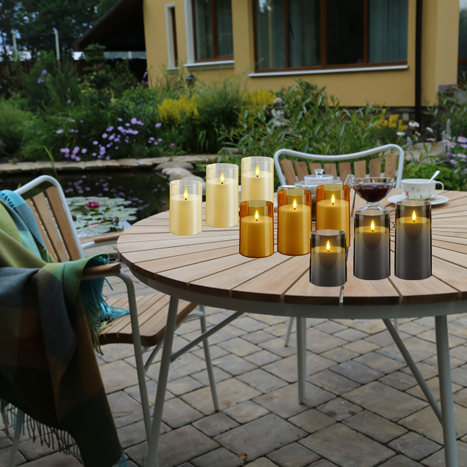 FlamelessGlow - Magical LED light set with remote control