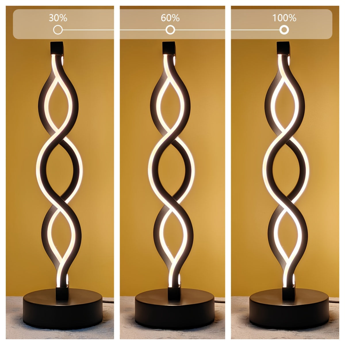 SeaWave Desk Lamp – Modern Aluminum LED Lighting