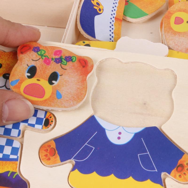 WoodCraft Puzzle - 100 Clothing Creations for Children