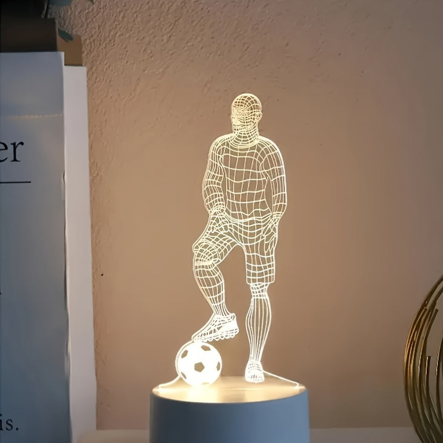 SportGlow Lamp - 3D Football Illusion Table Lamp