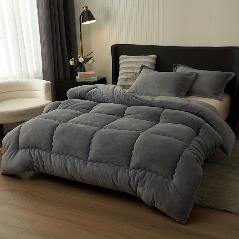 Luxe Milk Fleece Winter Blanket for Optimal Comfort