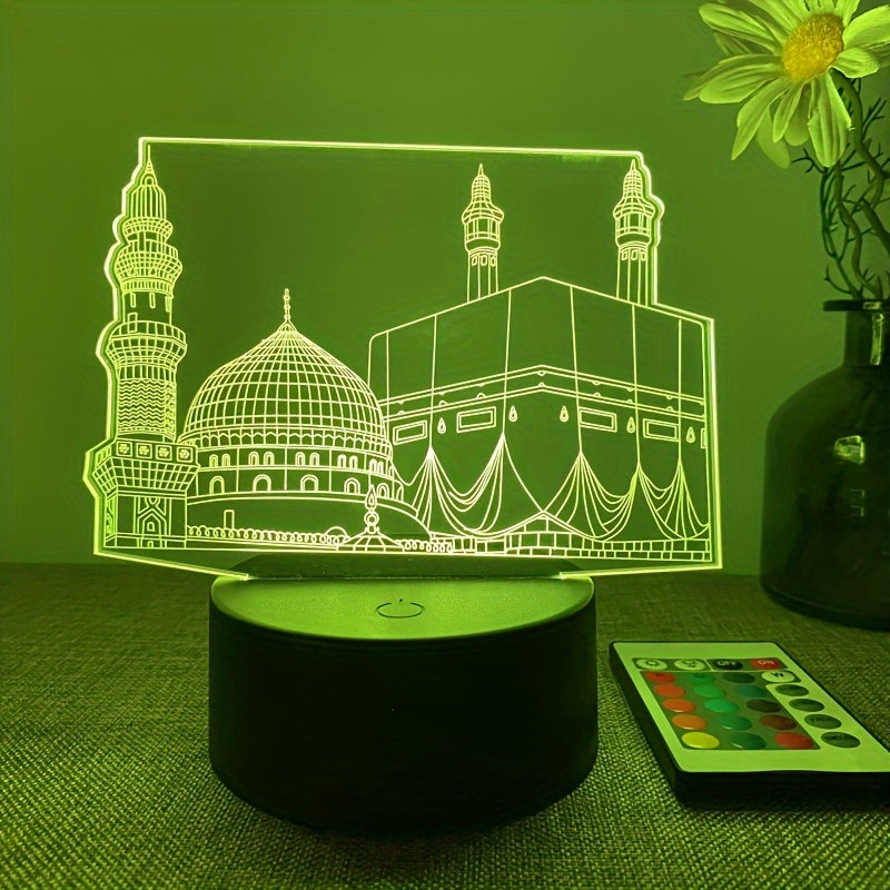 GlowSphere Lamp – 3D Night Light with Remote Control
