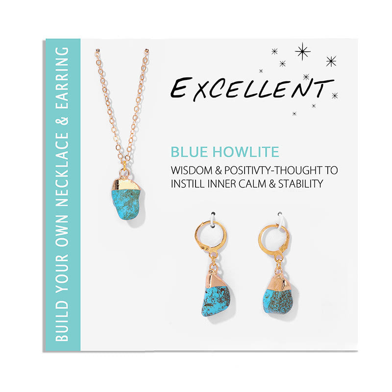 Tempting Crystal Jewelry Set with Necklace and Earrings - Elara