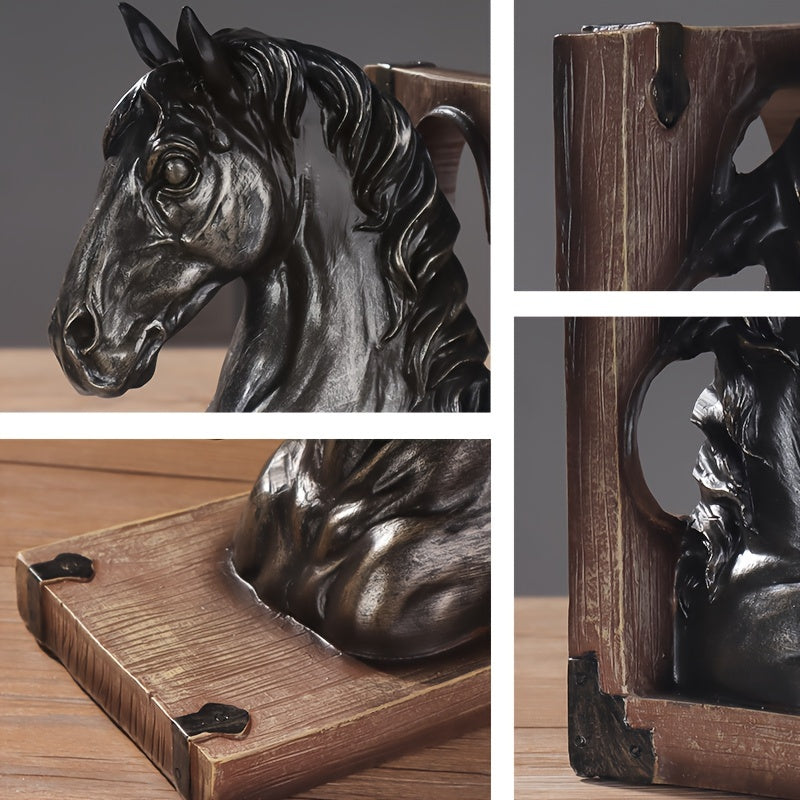 Horse Head - Stylish Animal Shaped Bookend