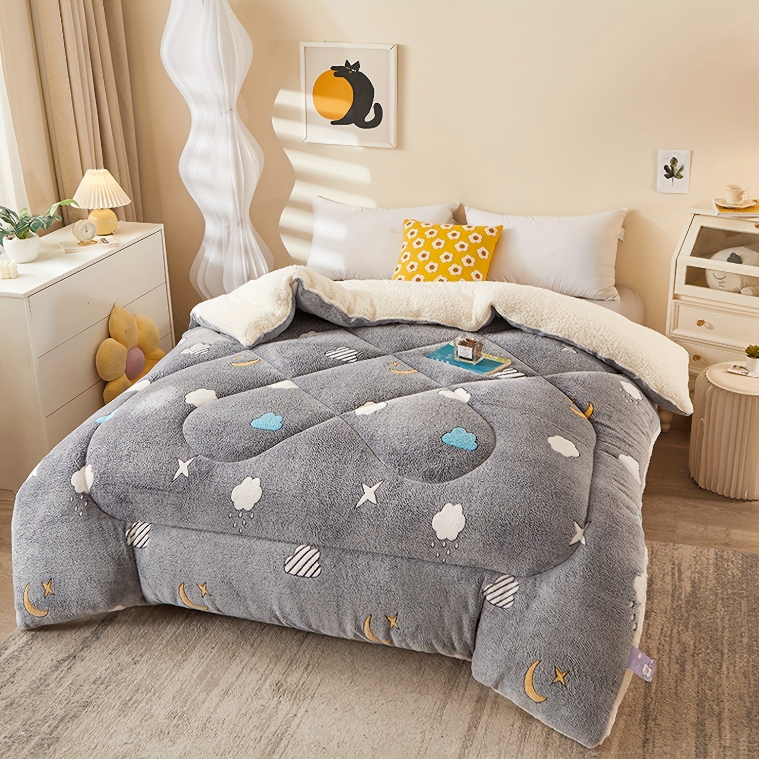 FloralDream – Soft Fleece Winter Blanket