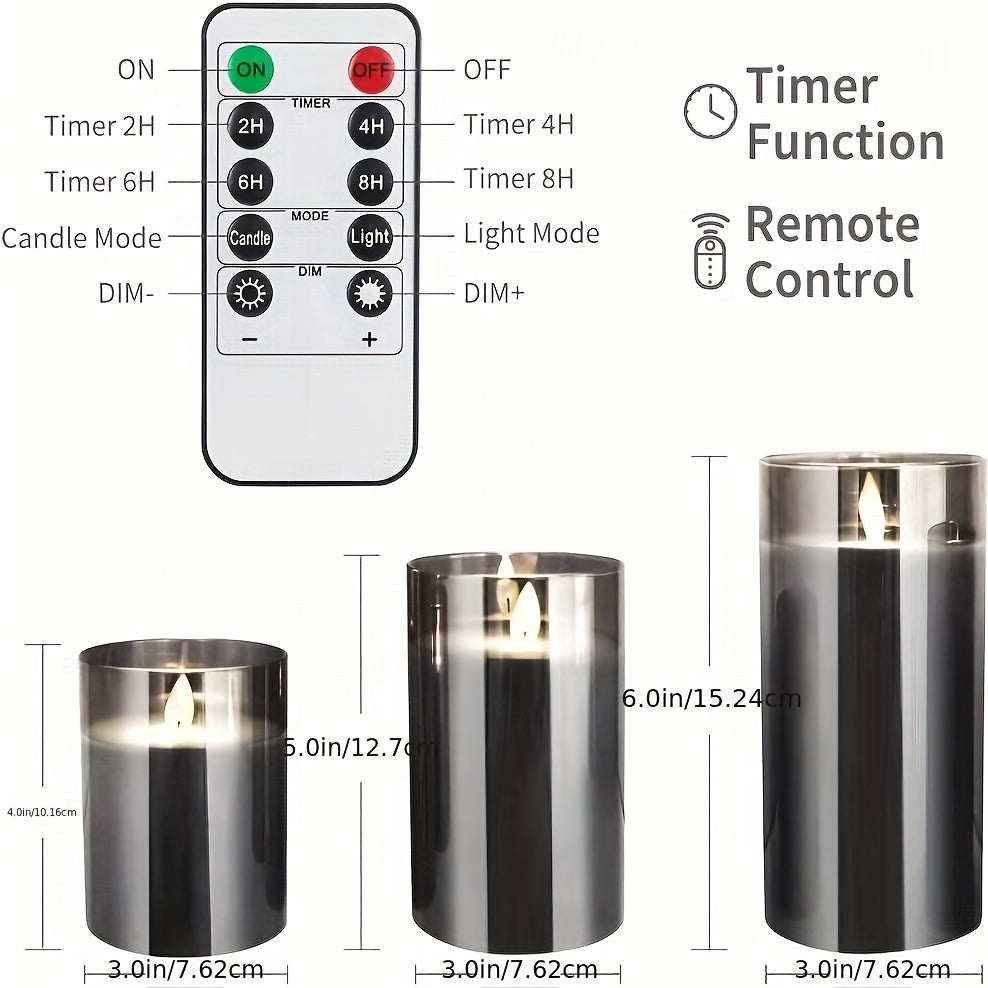 GlowCandle - Elegant LED Candle Set with Remote Control