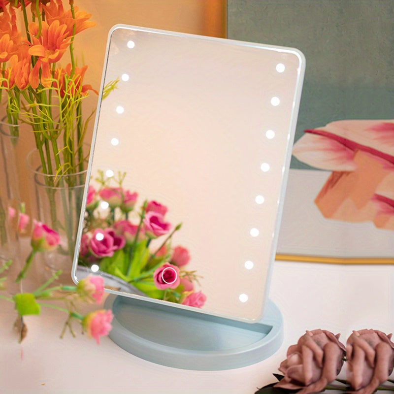 GlowPerfect - Portable Makeup Mirror with 16 LED Lights
