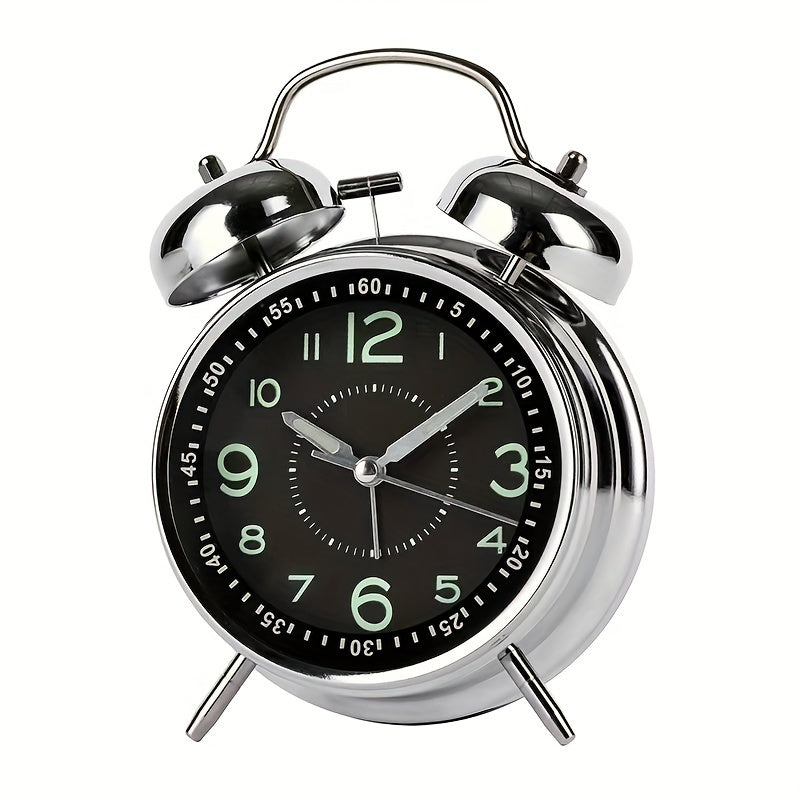 RetroBell Clock – Stylish Silent Alarm Clock with Lighting