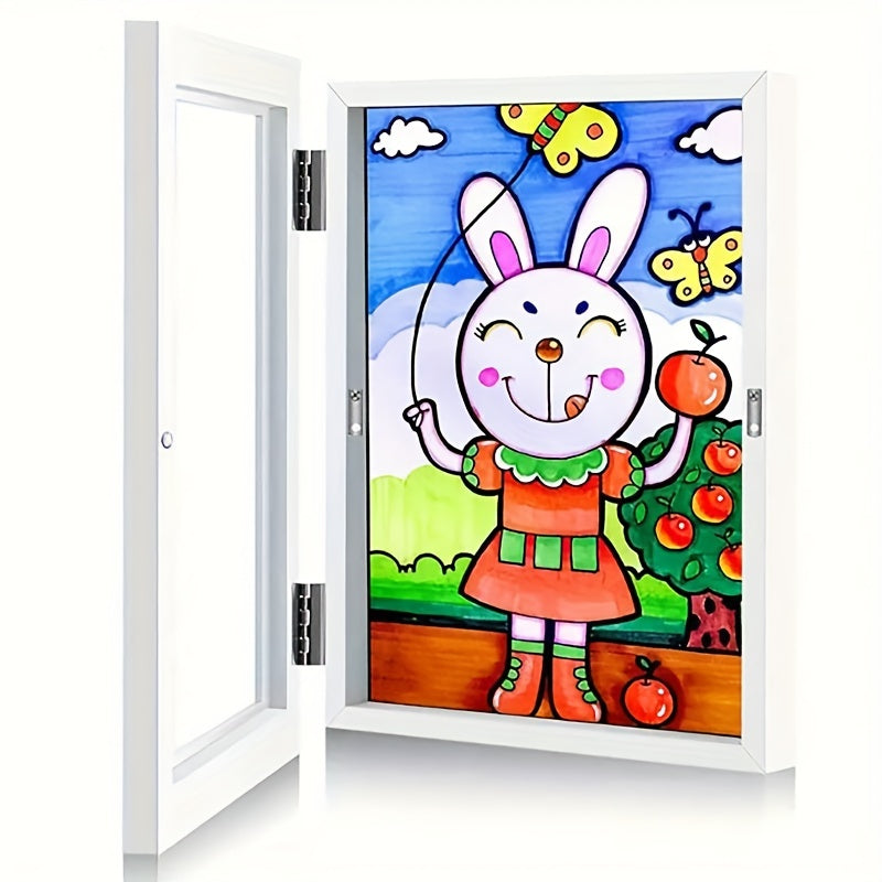 KidArtFrame – Cartoon Kinder Photo Frame with Wooden Frame