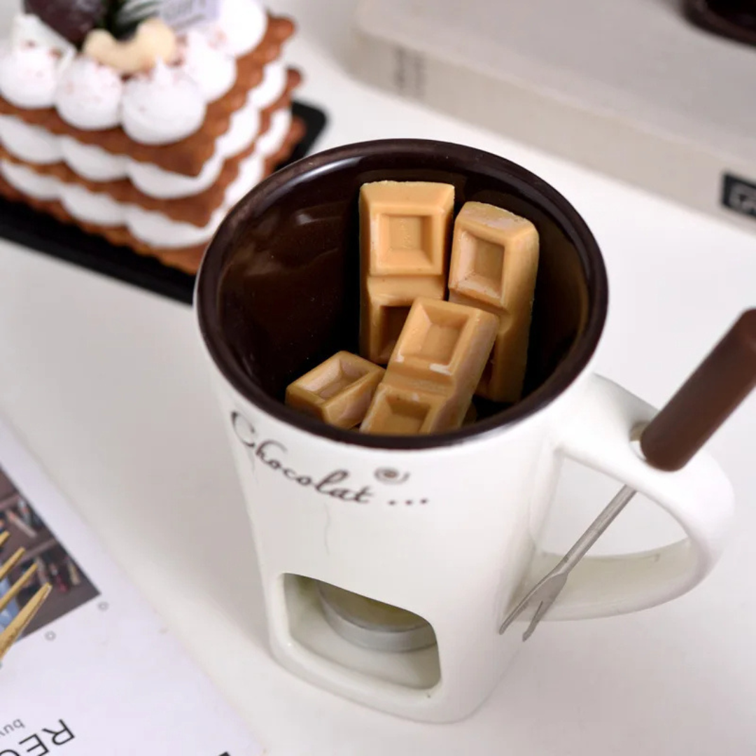 ChocoFondue - Elegant Bowl for Meltable Chocolate and Cheese