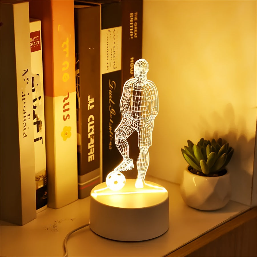 SportGlow Lamp - 3D Football Illusion Table Lamp