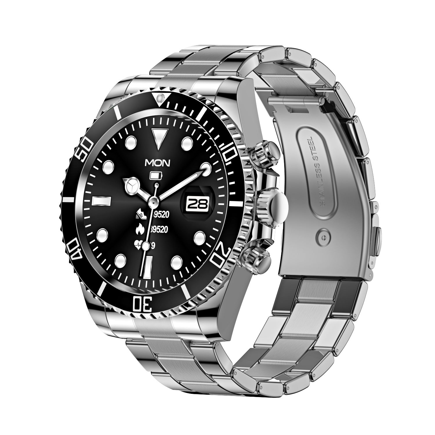 PowerTech Smartwatch - Stylish Health Monitor for Active Lifestyle
