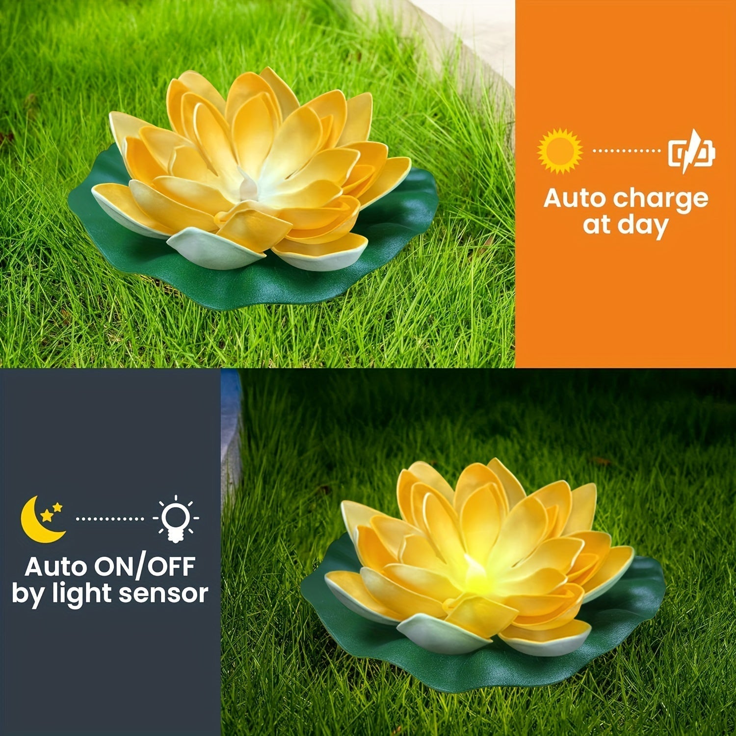 SolarLily – Stylish Lotus Solar LED Lantern