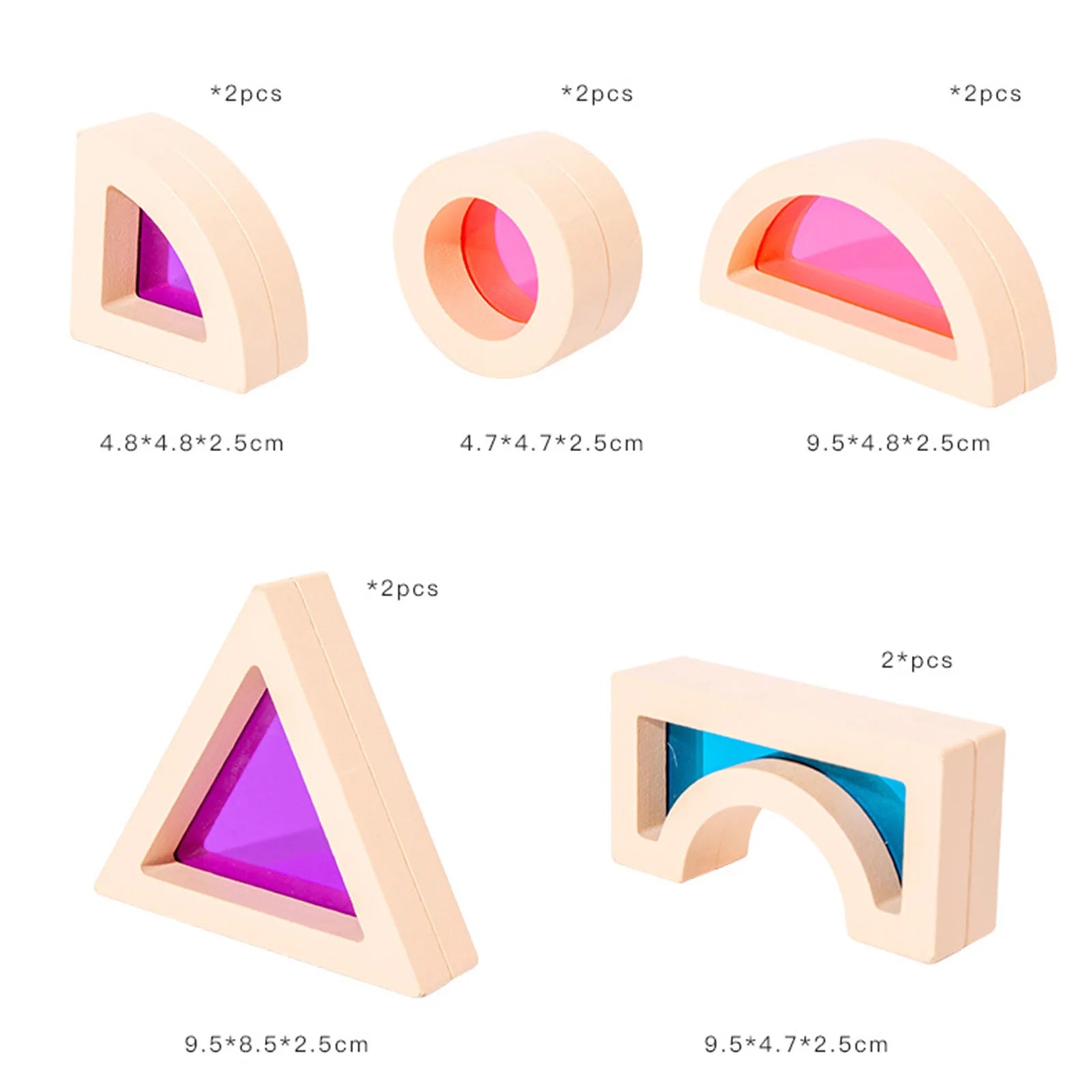 CreativeBlocks – Colorful Wooden Building Blocks for Kids