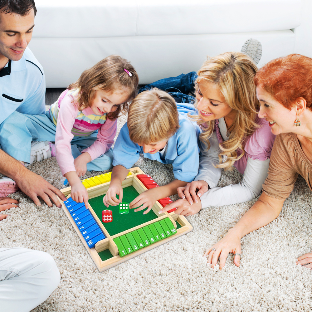 MathMagic - Interactive Wooden Board Game for Families