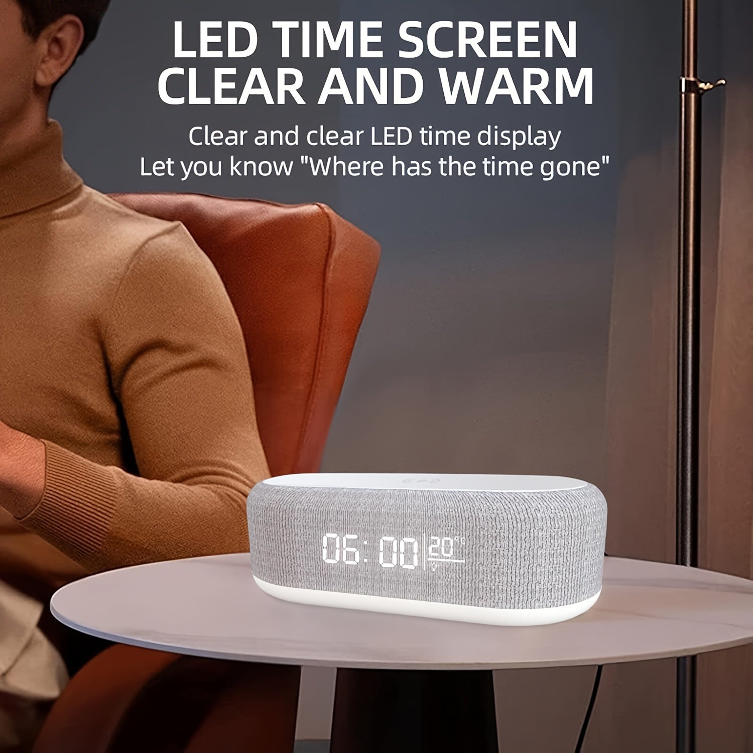 DigiClock – Smart Alarm Clock with Charger & Light