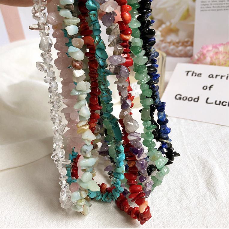 Elegant Polished Crystal Necklace - Lina