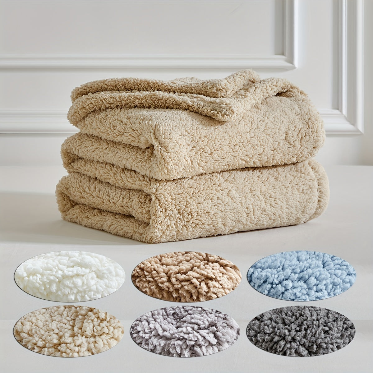 CozyWrap – Luxurious Sherpa Fleece Blanket for Winter Days