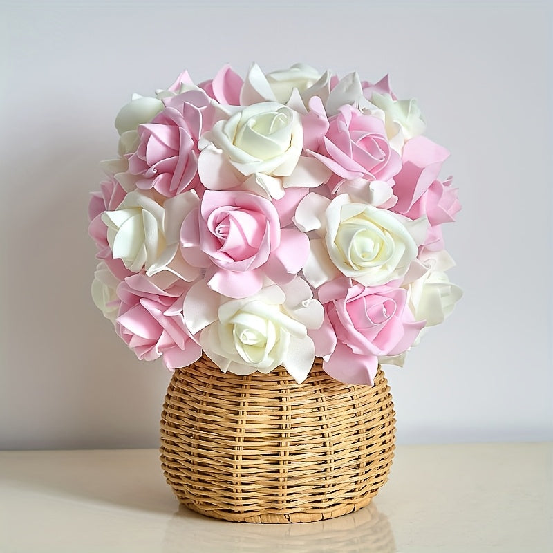 FloraGlow - Luxurious Art Deco Rose Table Lamp with USB