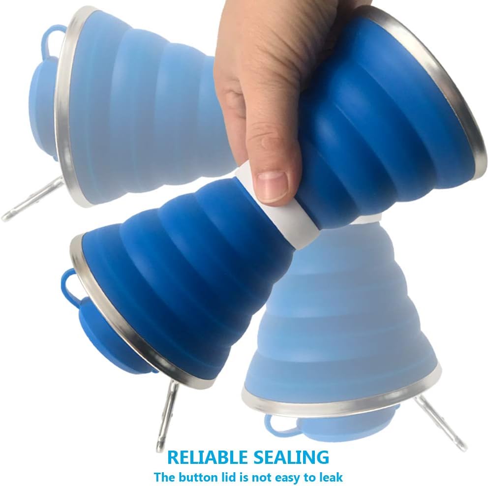HydroFold - Practical Foldable Water Bottle with Hook