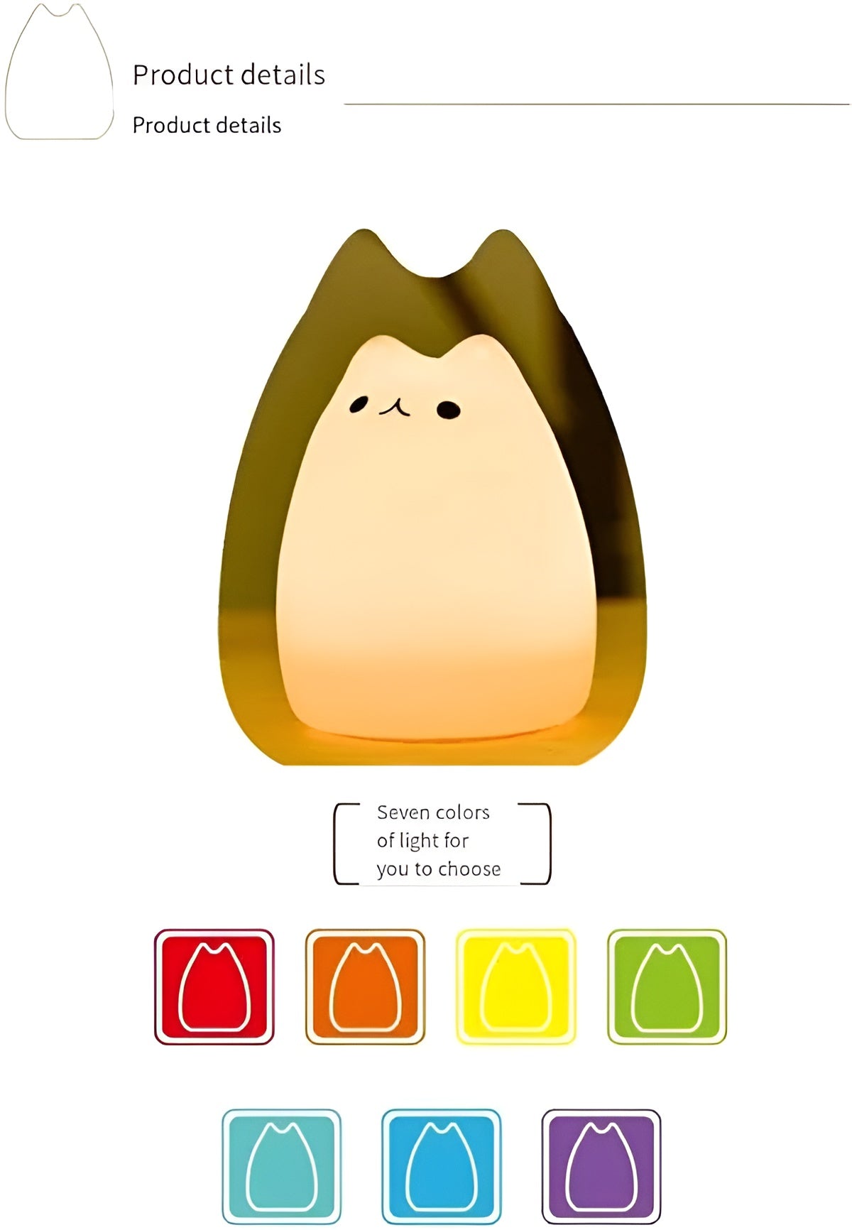 Stylish night light for children – Dream Cat