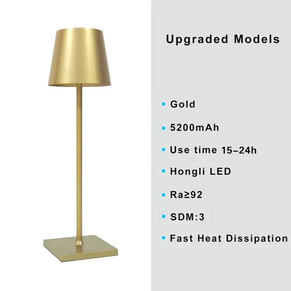 LumiNova – Adjustable Aluminum Table Lamp for the Home