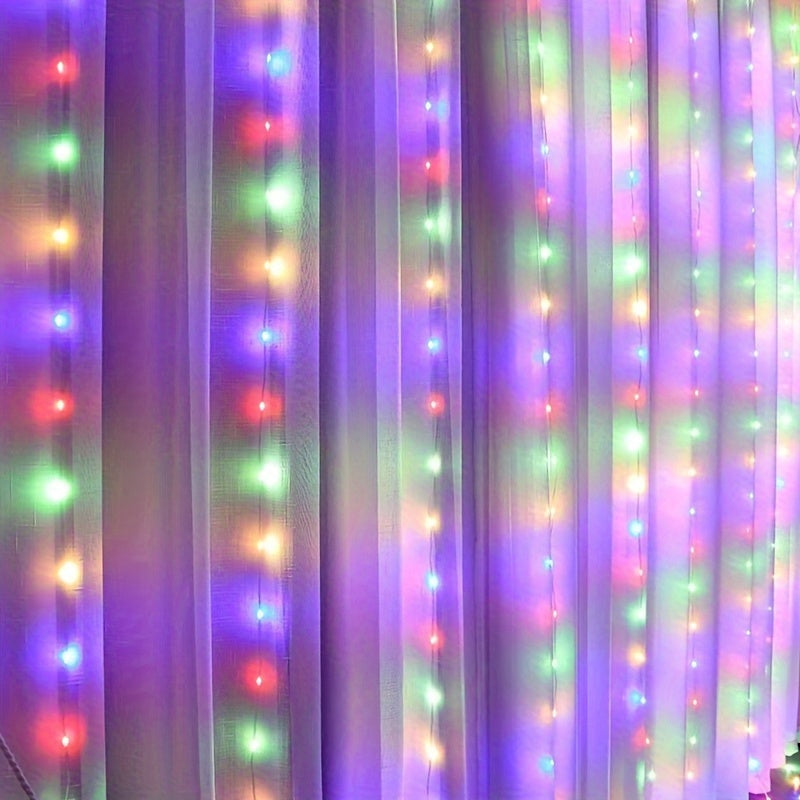LuxeGlow – USB LED Gardinbelysning för Fester