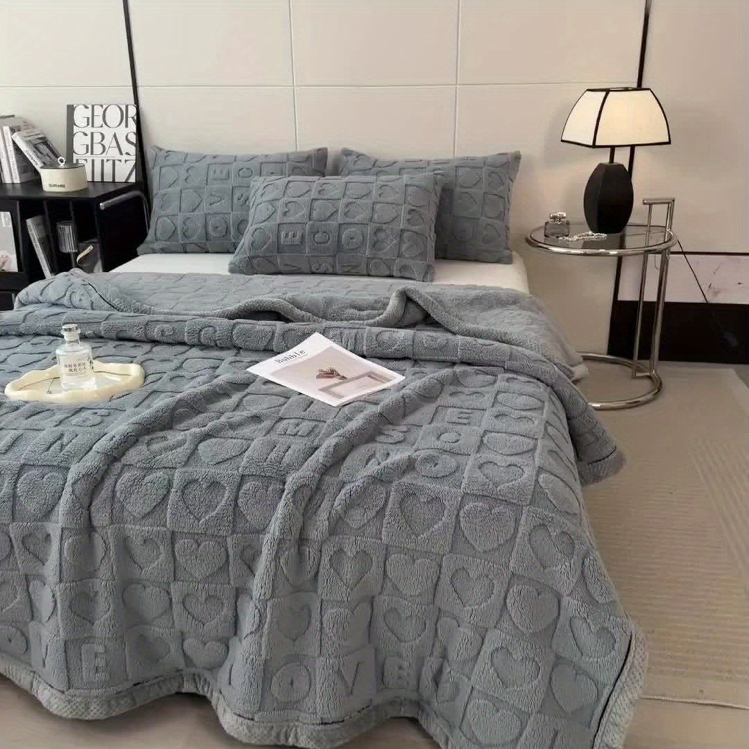 Stylish Coral Fleece Blanket for Ultimate Comfort