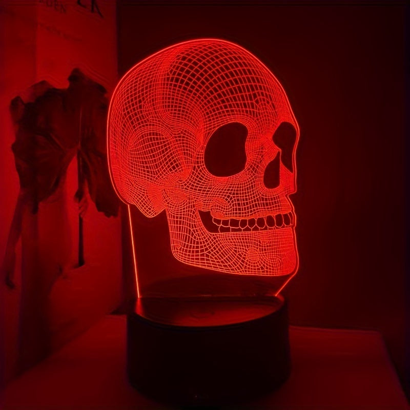 SkullGlow Lamp - Unique 3D LED Table Decoration