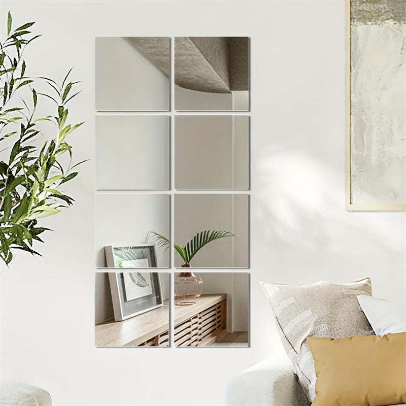 EleganceMirror – Luxury 3D Acrylic Mirror Tiles Set