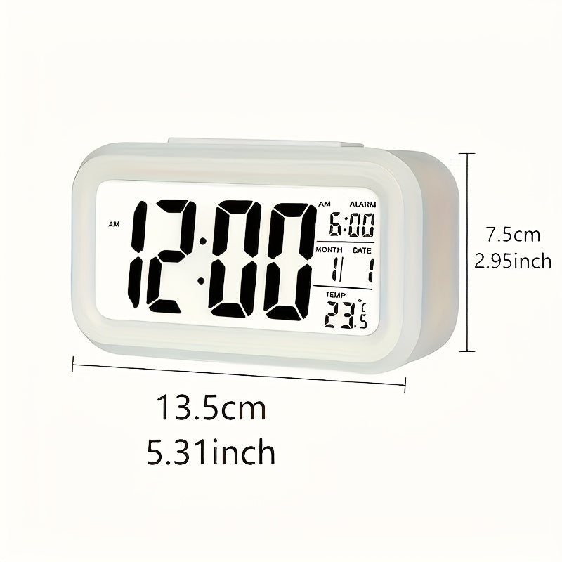 SmartGlow Clock - Stylish Digital Alarm Clock with Night Light